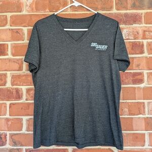 Sig Sauer Charcoal V-Neck Women's Tee